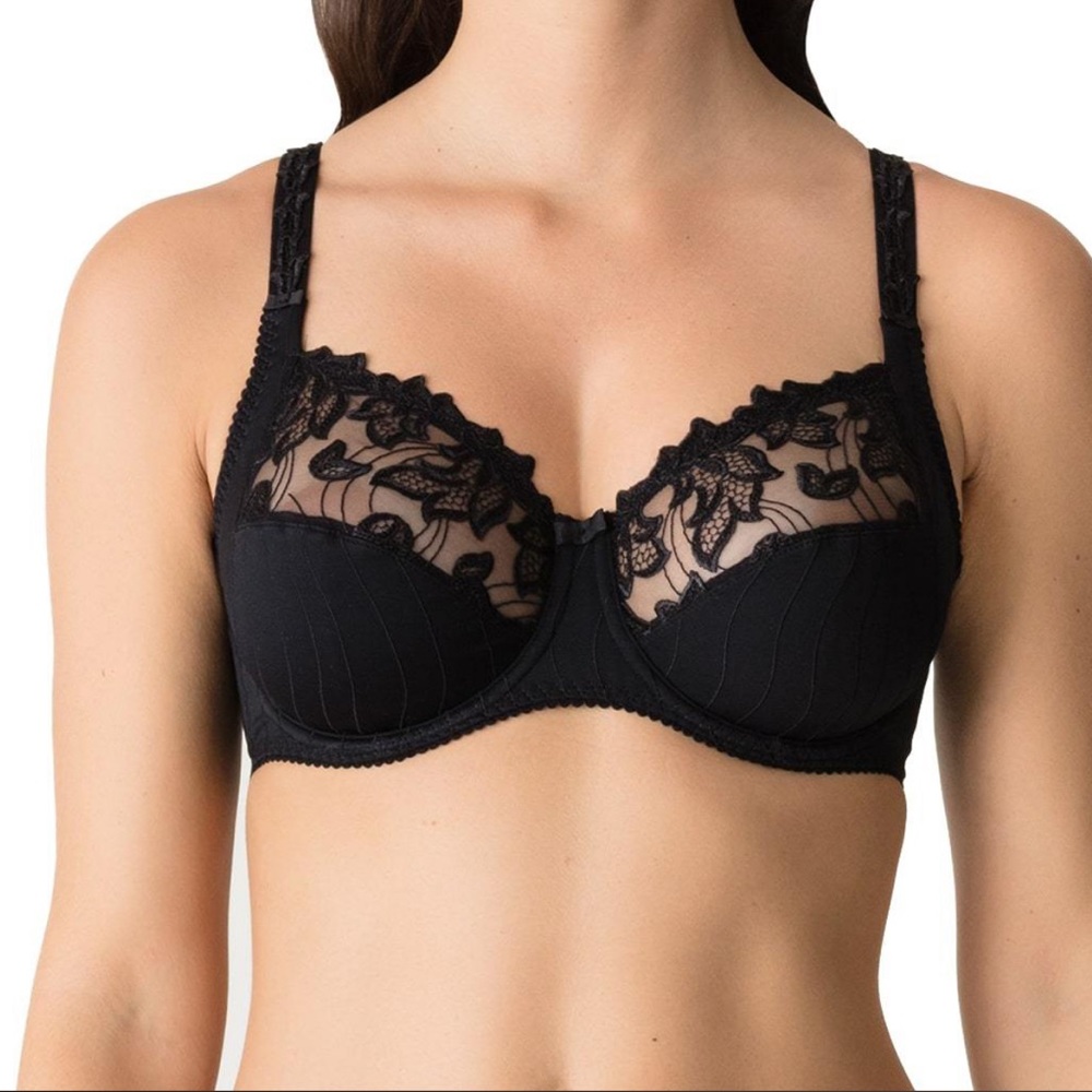 Prima donna black underwire full cup bra